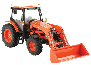 Kubota DieCast Collector Toy Tractor with Loader M135GX