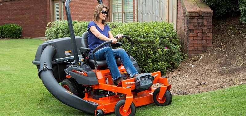 The Z122RKW-42 comes with a 21.5 HP Kubota gas air-cooled v-twin engine.