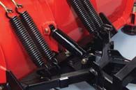 Four trip return springs help protect your plow and truck when striking an obstacle