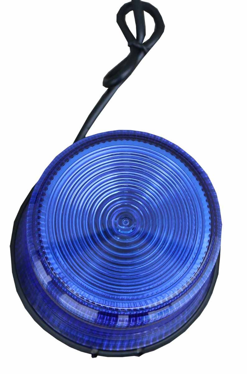 Top View of Blue Small Size Rotating Light