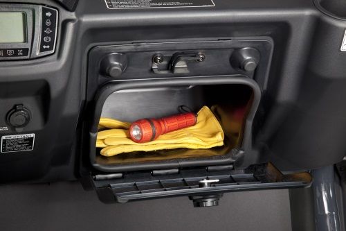 Storage available in glove compartment 