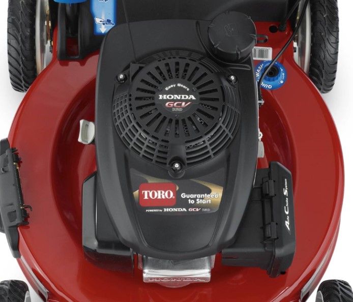 The Honda® GCV 160cc OHC engine with Auto Choke provides great power and easy starting. 