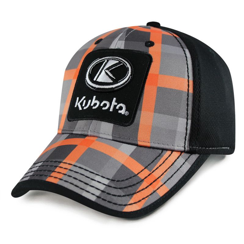 Kubota Youth Hat CheckBox Pattern