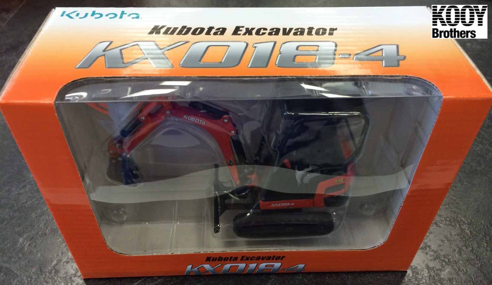 KX018-4 Kubota excavator collector toy