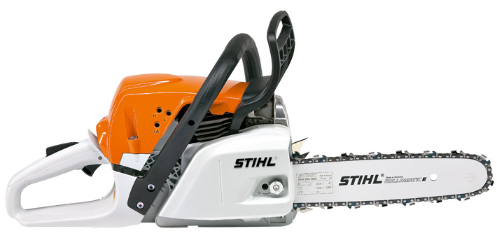 opposite view of STIHL MS 231 chain saw
