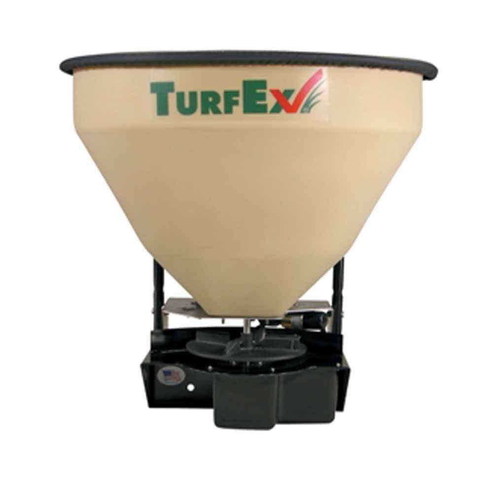 TurfEx TS300EG Equipment Mounted Spreader w/electric-controlled flow gate 3 cu.ft.