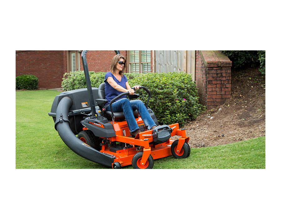 The Z122RKW-42 comes with a 21.5 HP Kubota gas air-cooled v-twin engine.