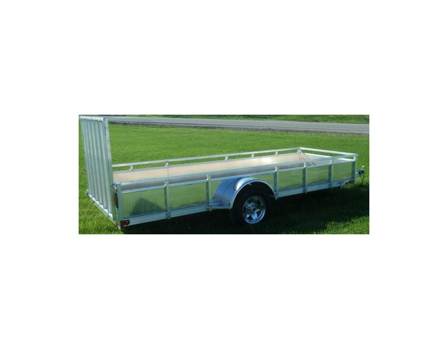 Millroad Aluminum Custom Trailer 60"x14' with Solid Sides MS514