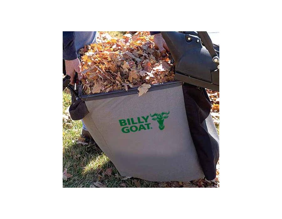 Unique Top Loading Bag - Slides in and out on rails for best in class unloading. 40-gallon bag holds up to 50 lbs of debris.
