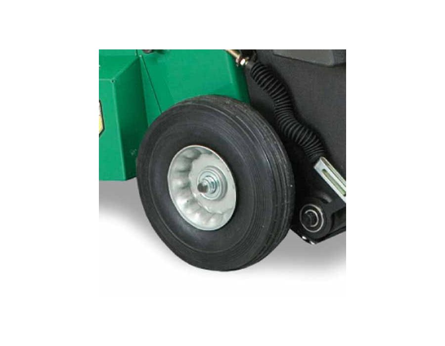 Heavy-Duty Wheels - Steel rim and roller bearings stand up to the most demanding customers and applications.