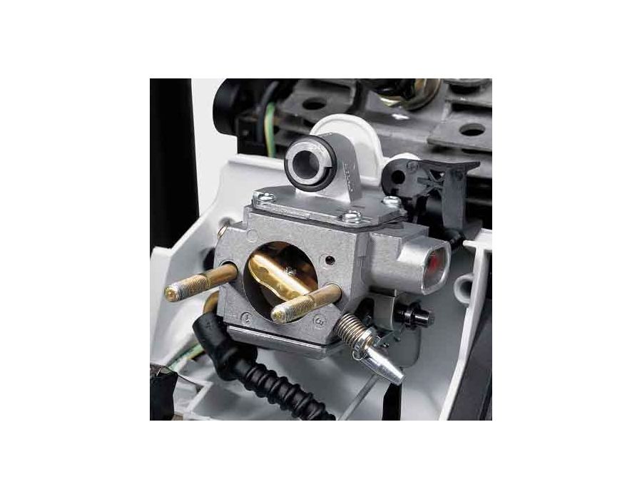 IntelliCarb™Compensating Carburetor - automatically adjust the air/fuel ratio when the air filter becomes restricted or partially clogged and maintains the engine’s correct RPM